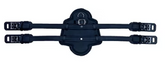 wow freespace dressage girth single padded buckle guards